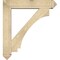 Ekena Millwork Imperial Arts and Crafts Rough Sawn Bracket w/ Offset Brace, Douglas Fir, 8"W x 40"D x 44"H BKT0806X40X44IMP03RDF - alternate 4